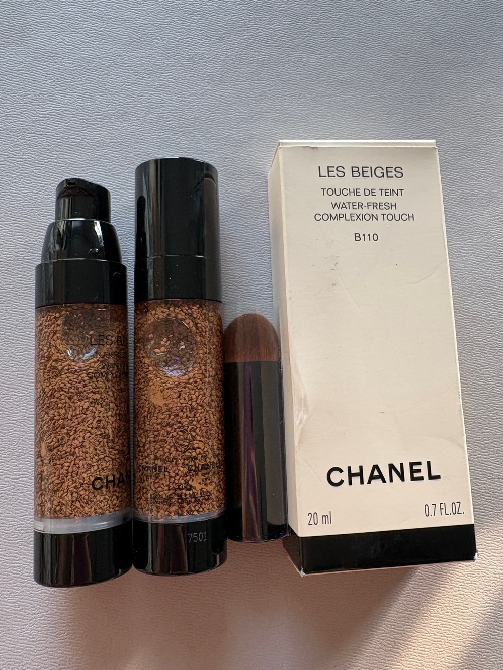 Chanel Les Beiges Water-Fresh Complexion Touch B110 - 2 bottles